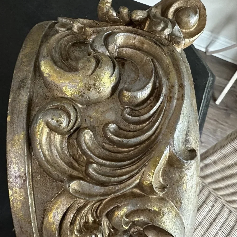 Jewelry Trinket Box Vanity Box Art Nouveau Style Resin Repousse Footed Lined